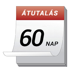 Fizetési mód: Átutalás - 60 nap